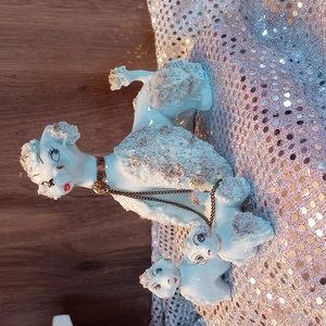1950's Vintage Blue Spaghetti Poodle's